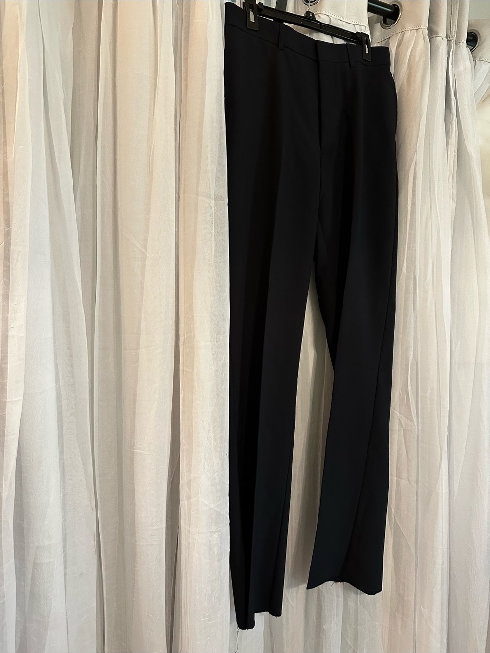 Welch Allyn Classic Navy Tailored Straight-Leg Dress Pants